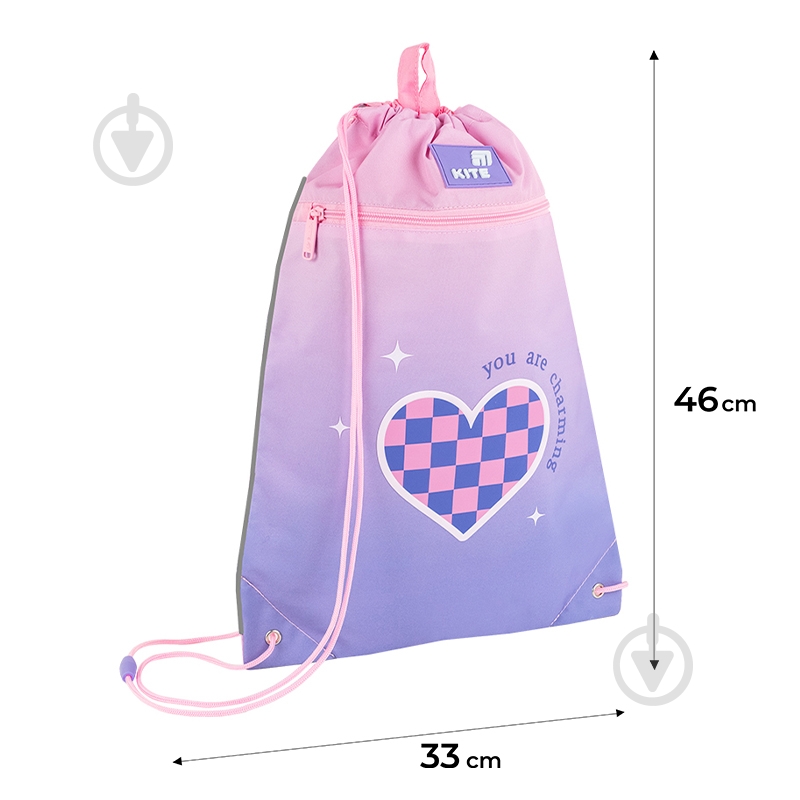 Сумка для обуви KITE Charming K26-601M-9 - фото 2 Сумка для обуви KITE Charming K26-601M-9 - фото 2