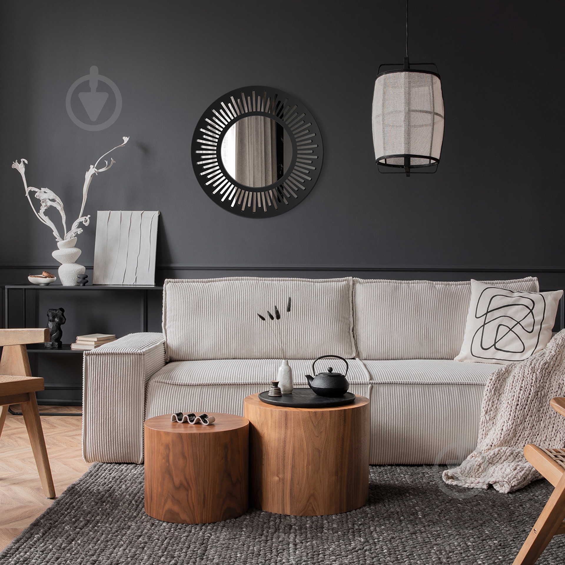 Зеркало Styler ULIE MR014 500x500x25 мм черный - фото 3 Зеркало Styler ULIE MR014 500x500x25 мм черный - фото 3