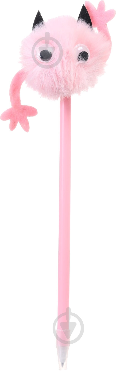 Ручка шариковая Страшка розовая - фото 1