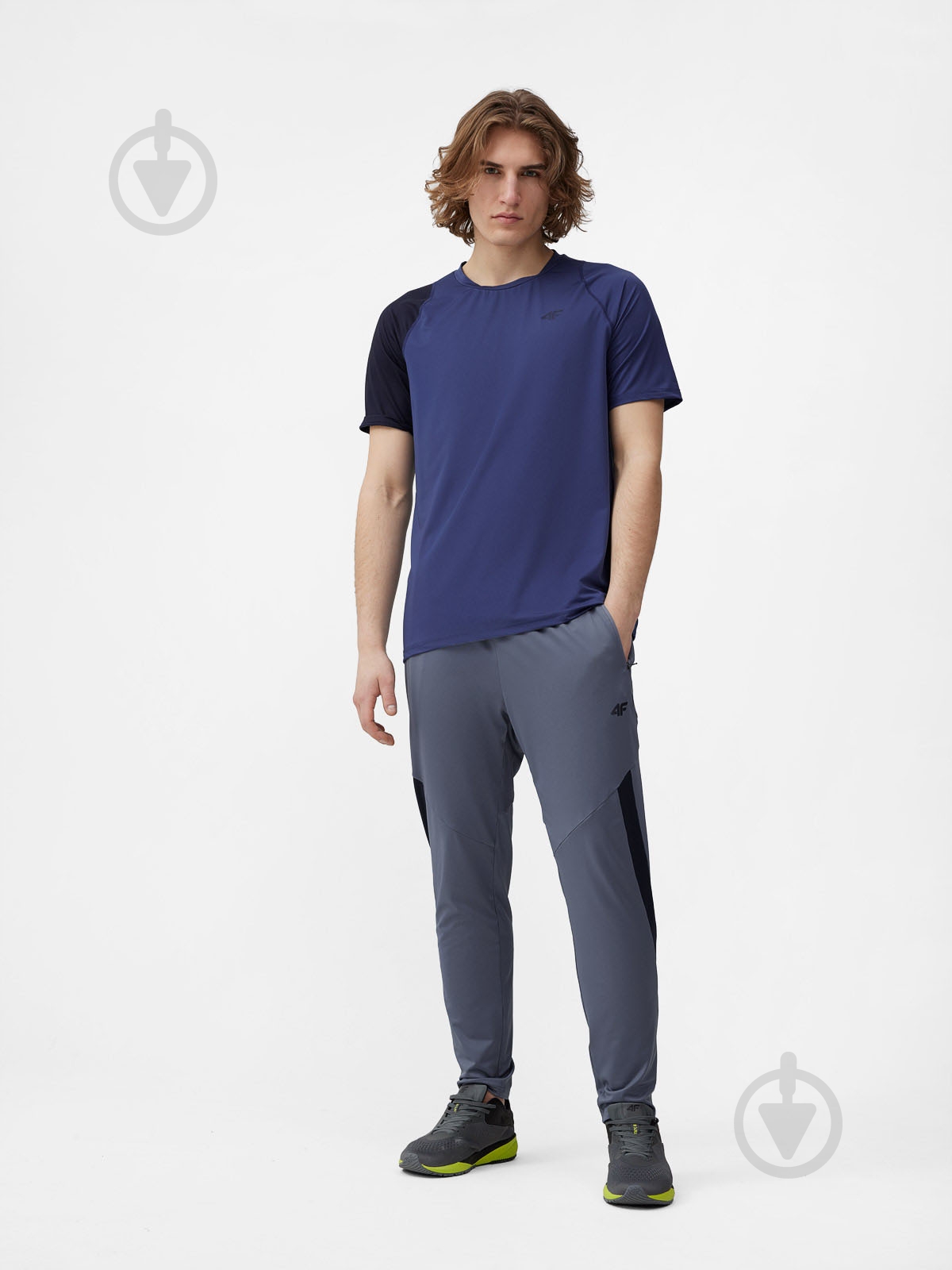 Футболка 4F TSHIRT FNK M452 4FAW23TFTSM452-32S р.L синий - фото 7