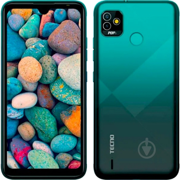 Смартфон Tecno POP 5 BD2d 2/32GB ice lake green (4895180775109) - фото 4 Смартфон Tecno POP 5 BD2d 2/32GB ice lake green (4895180775109) - фото 4