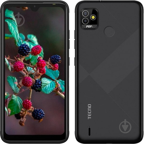 Смартфон Tecno POP 5 BD2d 2/32GB obsidian black (4895180775116) - фото 2 Смартфон Tecno POP 5 BD2d 2/32GB obsidian black (4895180775116) - фото 2