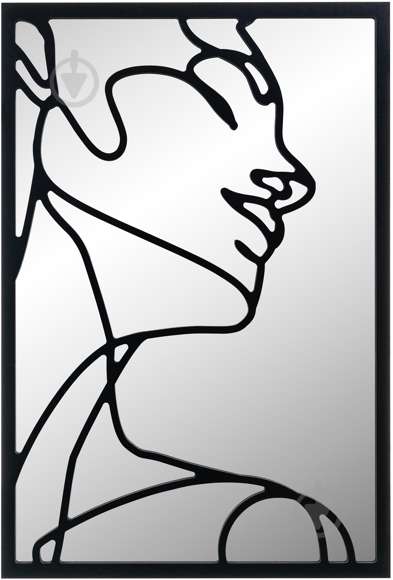 Дзеркало Styler Valent MR034 600x400xчорний - фото 1 Дзеркало Styler Valent MR034 600x400xчорний - фото 1