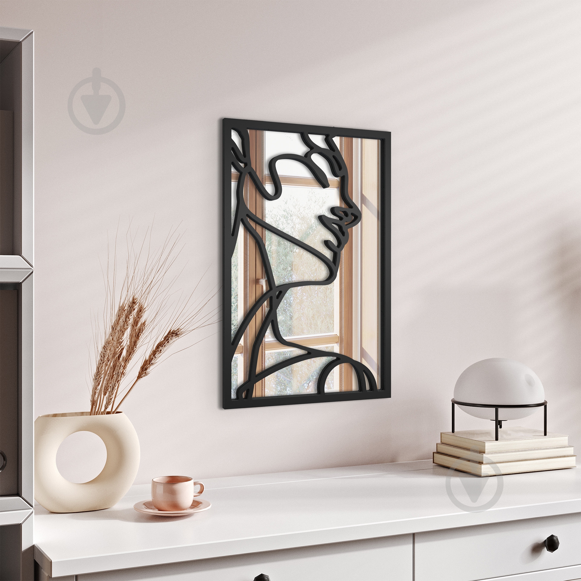 Дзеркало Styler Valent MR034 600x400xчорний - фото 2 Дзеркало Styler Valent MR034 600x400xчорний - фото 2