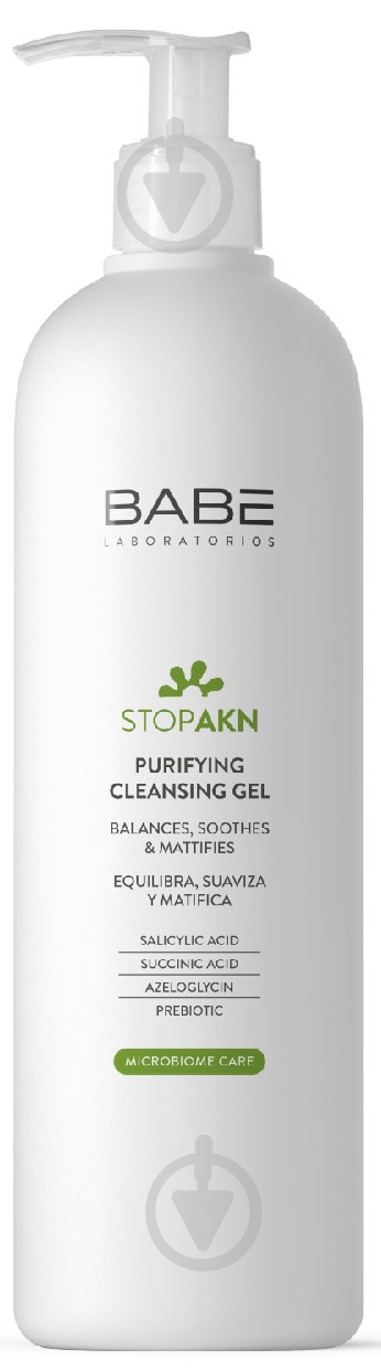 Гель очищающий BABE Laboratorios STOP AKN 400 мл - фото 1