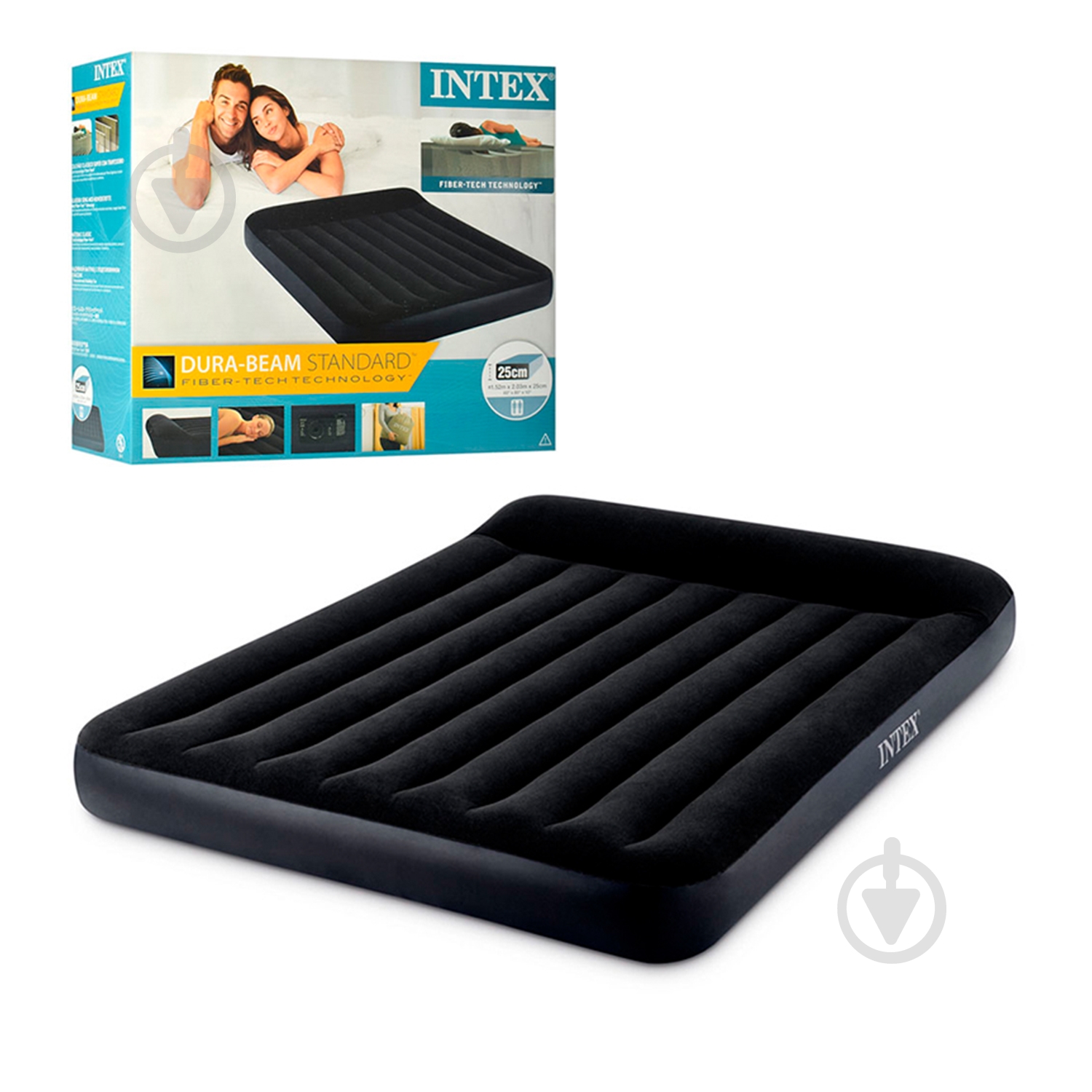 Матрас надувной Intex с подголовником 64148 - фото 1