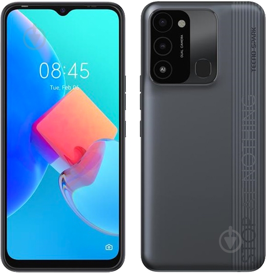 Смартфон Tecno Spark 8С 4/128GB magnet black (4895180777936) - фото 1 Смартфон Tecno Spark 8С 4/128GB magnet black (4895180777936) - фото 1