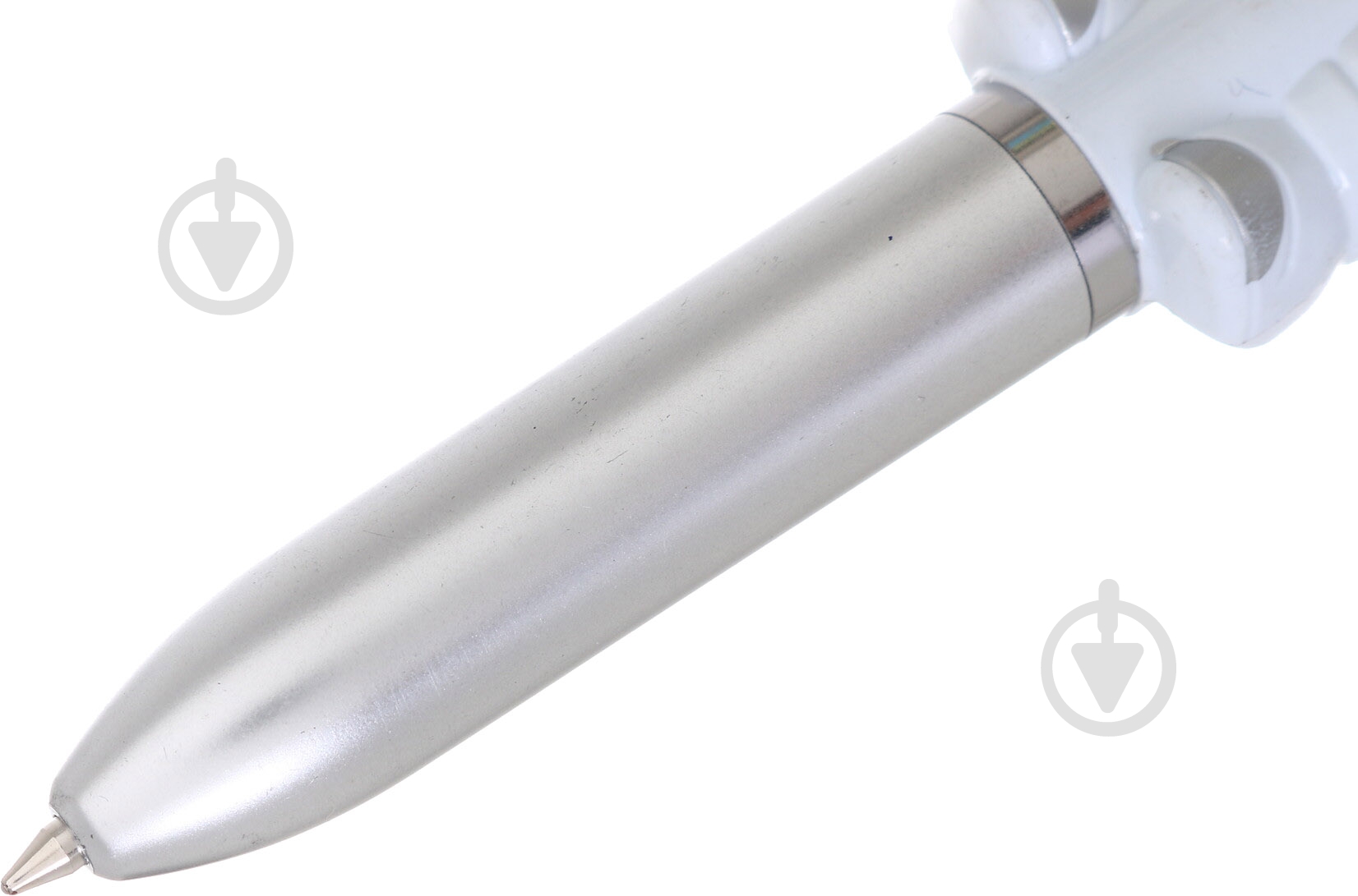 Ручка шариковая Космонавт серый - фото 4