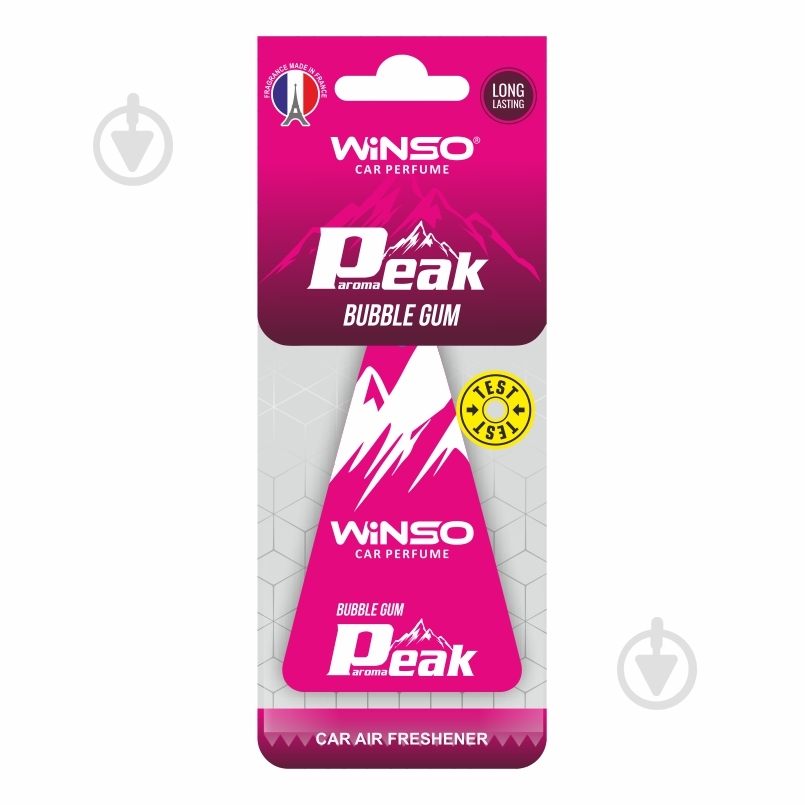 Ароматизатор подвесной WINSO Peak Bubble Gum 538180 16 мл - фото 1