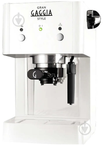 Кофеварка рожковая Gaggia Gran Style white - фото 1 Кофеварка рожковая Gaggia Gran Style white - фото 1