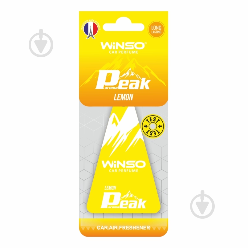 Ароматизатор подвесной WINSO Peak Lemon 538210 16 мл - фото 1 Ароматизатор подвесной WINSO Peak Lemon 538210 16 мл - фото 1