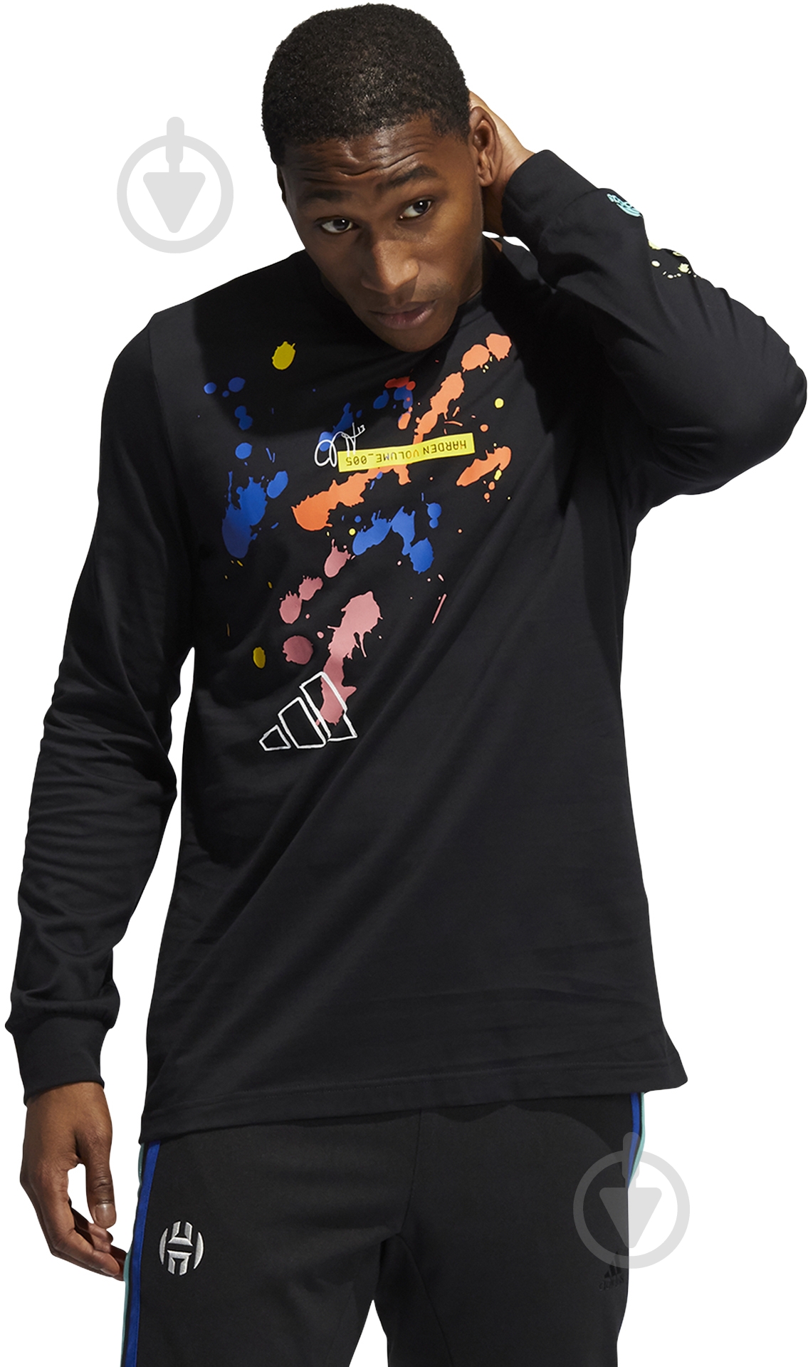 Футболка Adidas HDN 5 LAUNCH LS GP5228 р.S чорний - фото 4