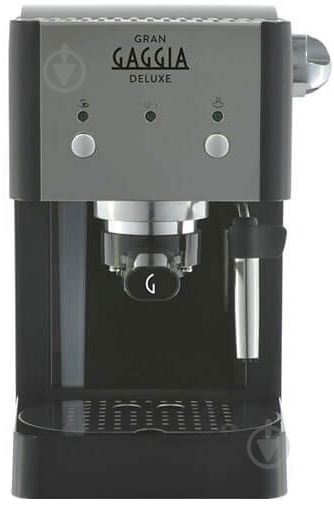Кофеварка рожковая Gaggia Gran Deluxe black - фото 2 Кофеварка рожковая Gaggia Gran Deluxe black - фото 2