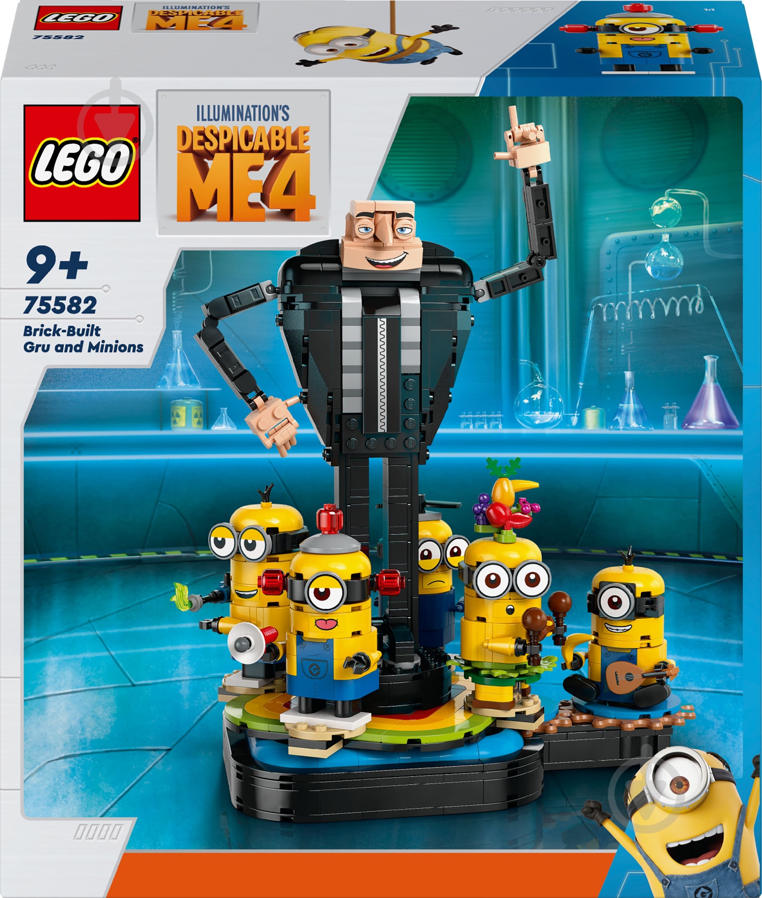 Конструктор LEGO Minions Ґру й посіпаки з кубиків 75582 - фото 1