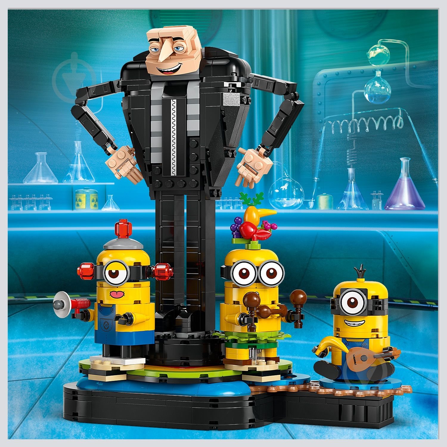 Конструктор LEGO Minions Ґру й посіпаки з кубиків 75582 - фото 8