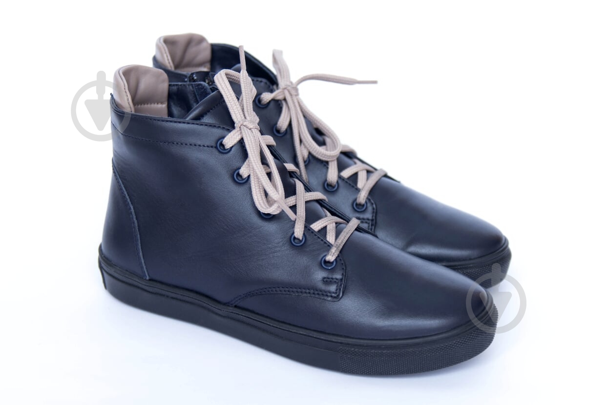 Ботинки для мальчика Мальви р.36 синий П-402 - фото 1 Ботинки для мальчика Мальви р.36 синий П-402 - фото 1