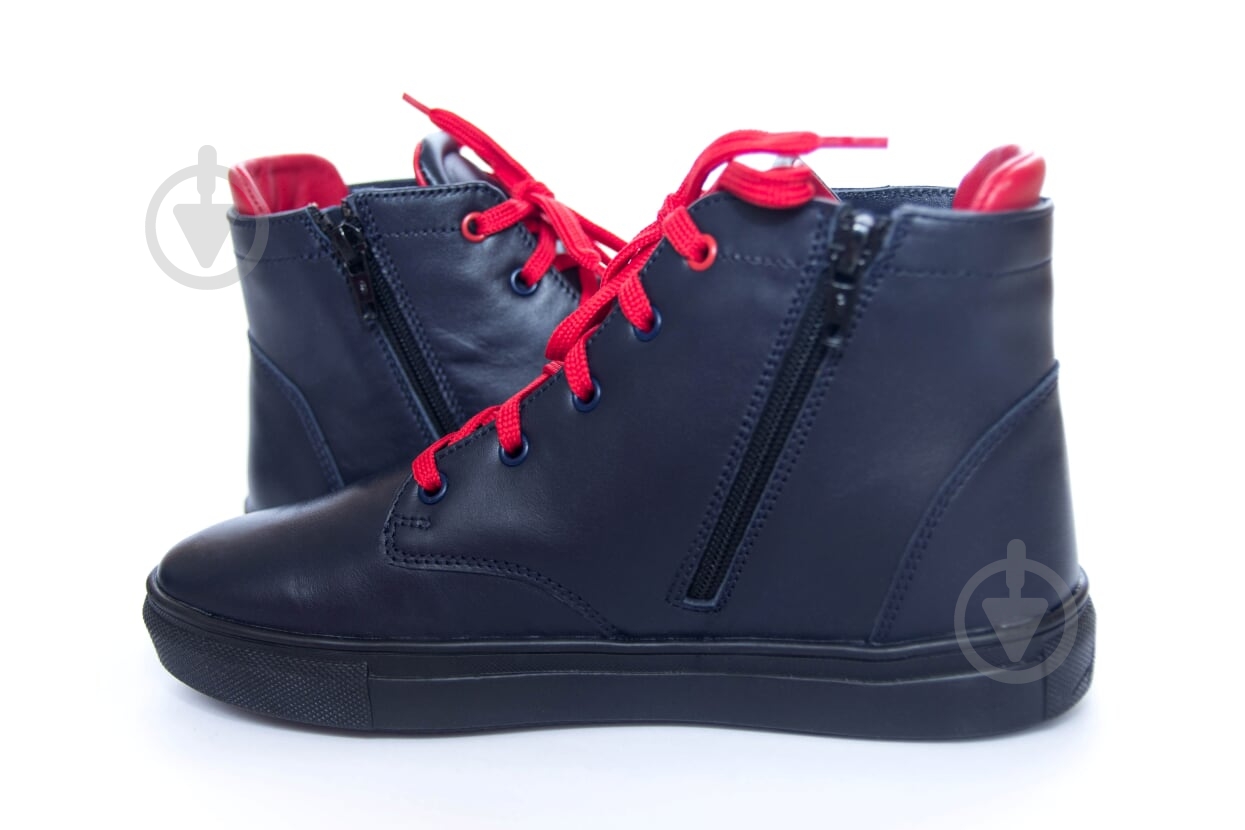 Ботинки для мальчика Мальви р.37 синийкрасный П-402 - фото 3