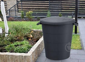 Бак конусный Prosperplast Smooth 120 л черный - фото 4