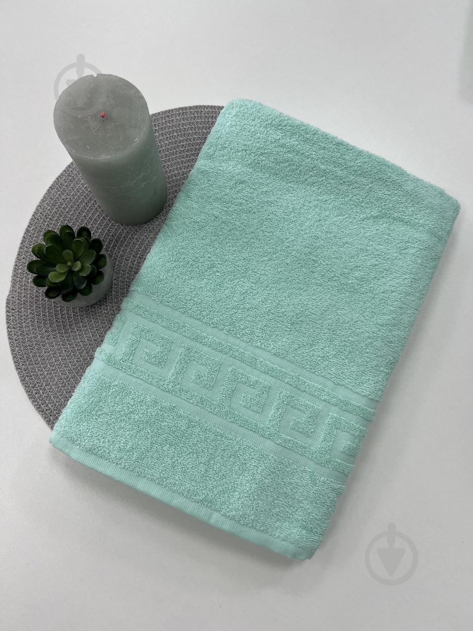 Полотенце 50x90 см мята IDEAL TEXTILE - фото 2