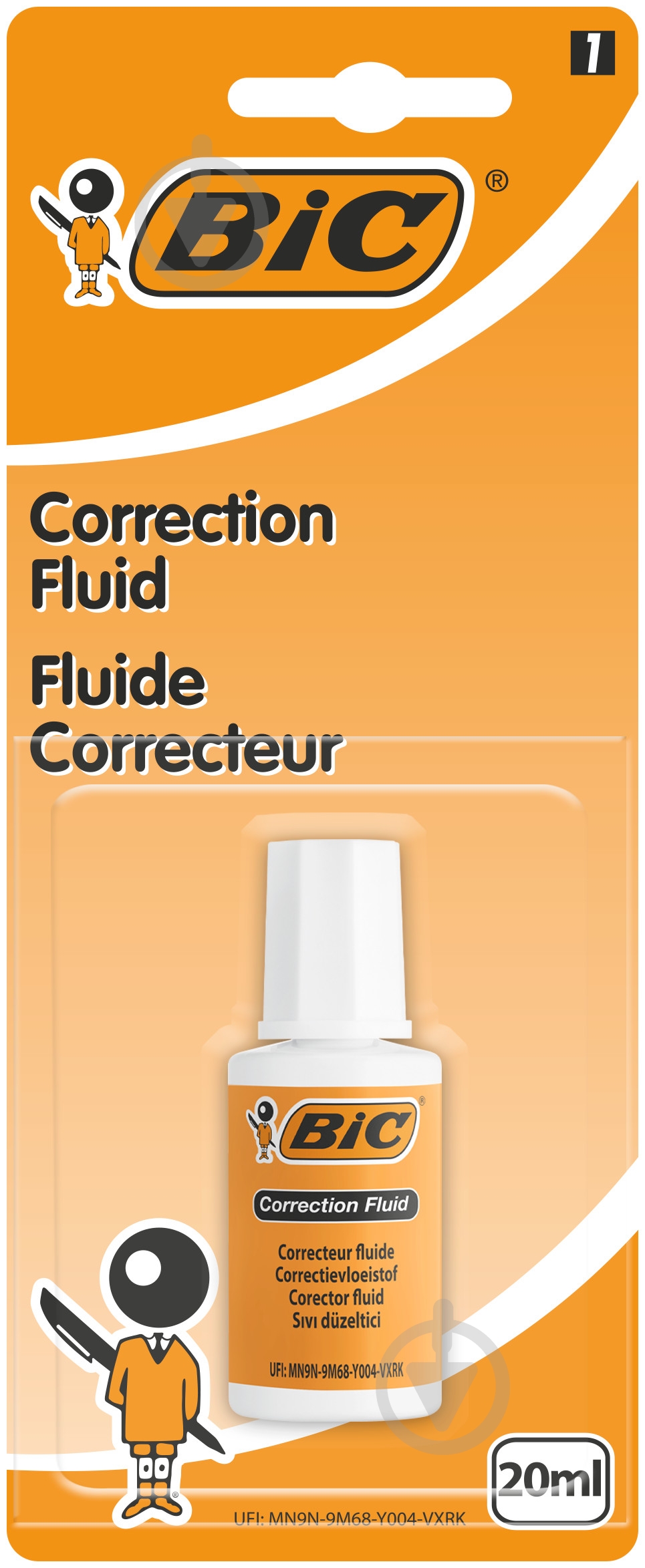 Корректор BIC 20 мл белый - фото 1 Корректор BIC 20 мл белый - фото 1