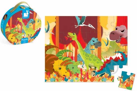 Пазл Janod Динозавры - фото 2 Пазл Janod Динозавры - фото 2