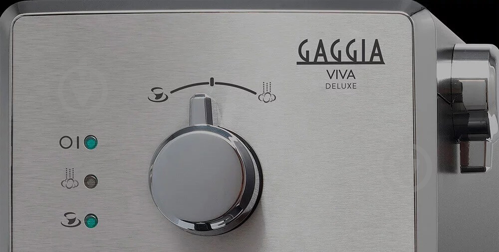Кофеварка рожковая Gaggia Viva Deluxe Black - фото 2 Кофеварка рожковая Gaggia Viva Deluxe Black - фото 2