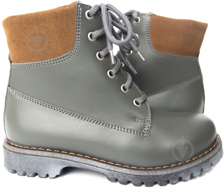 Ботинки для мальчика Мальви р.36 серый Ш-336 - фото 2