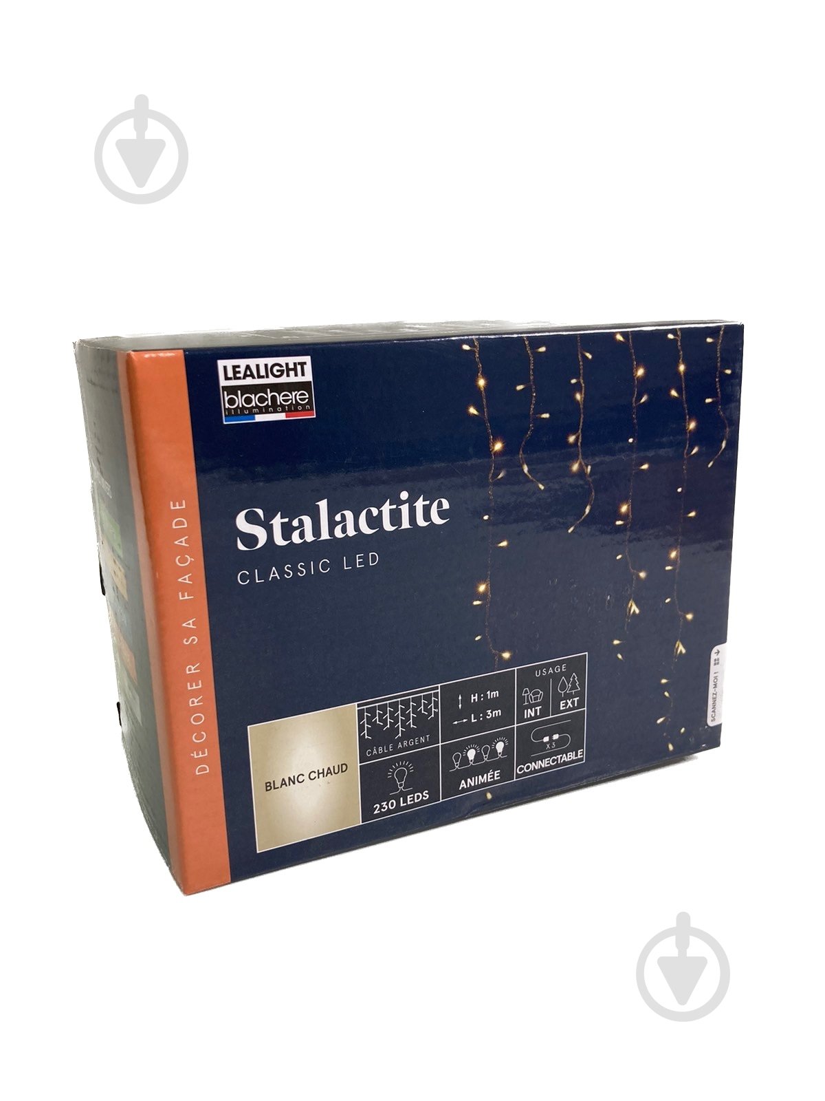 Электрогирлянда светодиодная Blachere Бахрома светодиодная (LED) 230 ламп 3 м - фото 1