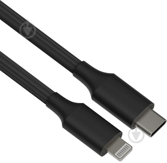 Кабель HP USB 3.1 Type-C M-Lightning M PD3.0 2 м black (DHC-MF103-2M) - фото 2