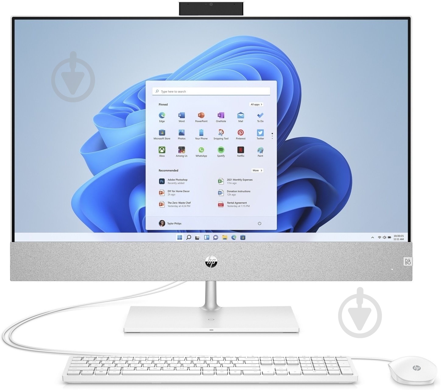 Моноблок HP Pavilion 27 (6C8N2EA) white - фото 2