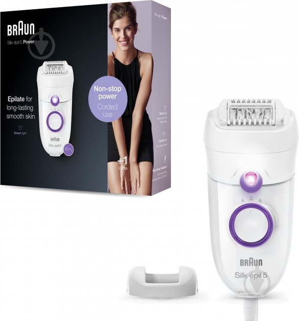 Эпилятор Braun SILK_EPIL 5 SE 5-505P (81746860) - фото 6