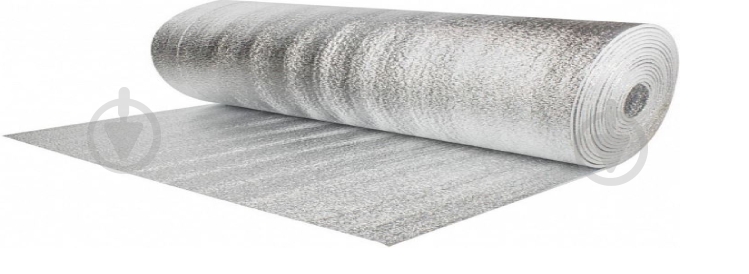 Полотно Мегафом с односторонним фольгированием ППЭ-Л тип FP 10 кв.м 5 мм - фото 1 Полотно Мегафом с односторонним фольгированием ППЭ-Л тип FP 10 кв.м 5 мм - фото 1