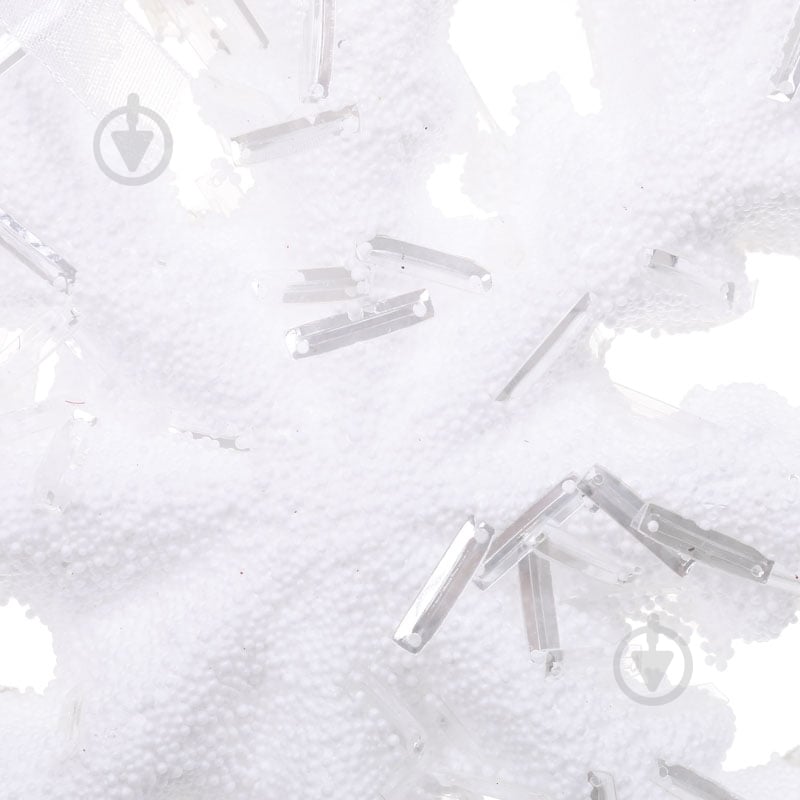 Декорація новорічна Сніжинка 21 см SDK17020W - фото 2 Декорація новорічна Сніжинка 21 см SDK17020W - фото 2