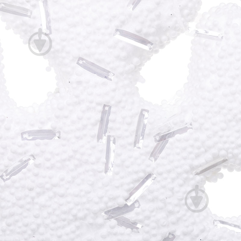 Декорація новорічна Сніжинка 18 см SDK18020W - фото 2