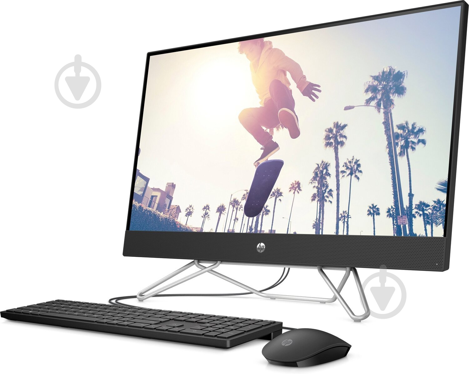 Моноблок HP All-in-One 27 (68A06EA) black - фото 4