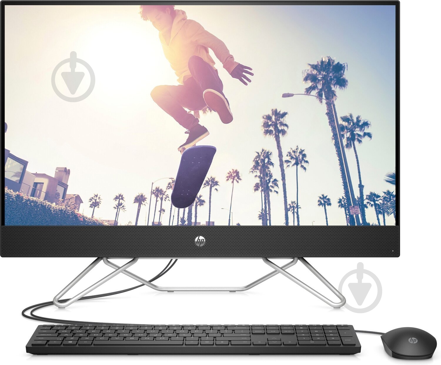 Моноблок HP All-in-One 27 (68A06EA) black - фото 2