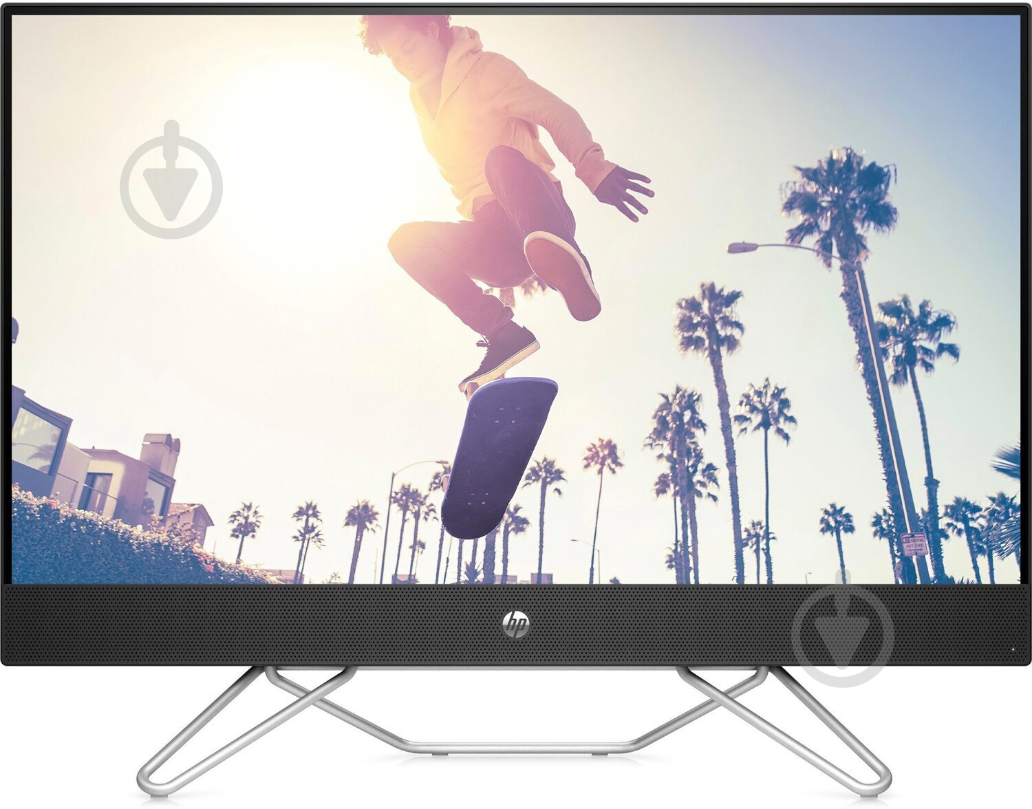 Моноблок HP All-in-One 27 (68A06EA) black - фото 1