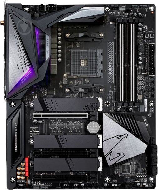 Материнская плата Gigabyte B550 AORUS MASTER (Socket AM4, AMD B550, ATX) - фото 5