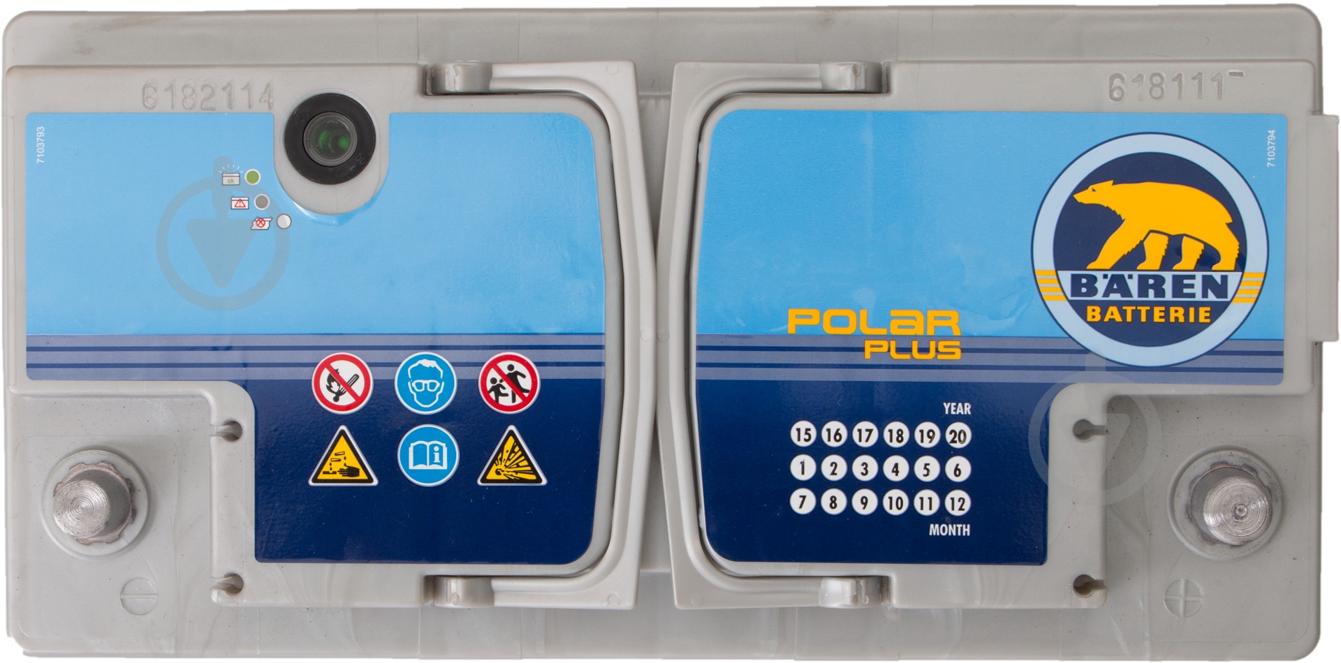 Акумулятор автомобільний Baren Polar Plus 100Ah 100A 870V «+» ліворуч - фото 3