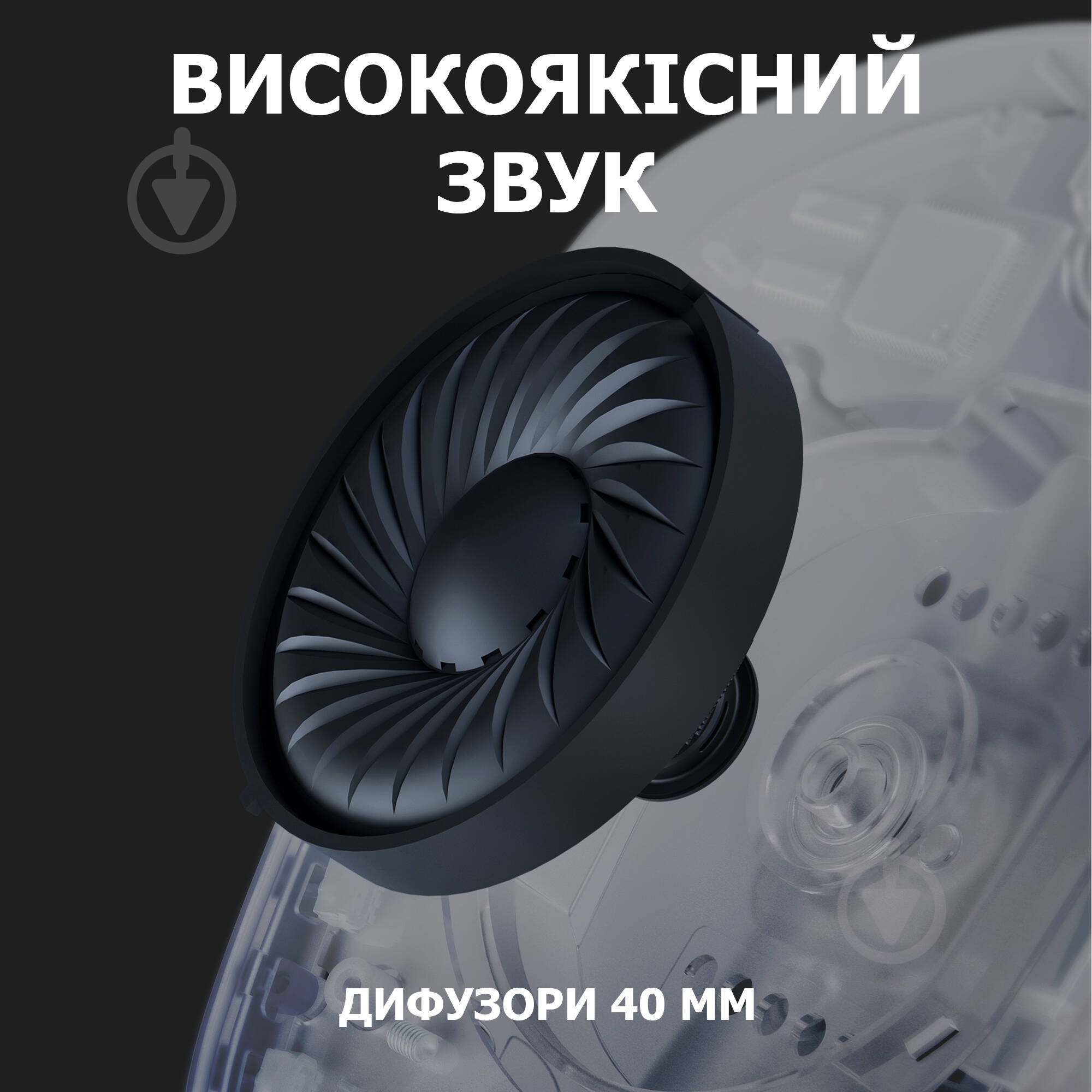 Гарнитура игровая Logitech G435 Lightspeed Wireless Gaming Headset white (981-001074) - фото 3 Гарнитура игровая Logitech G435 Lightspeed Wireless Gaming Headset white (981-001074) - фото 3