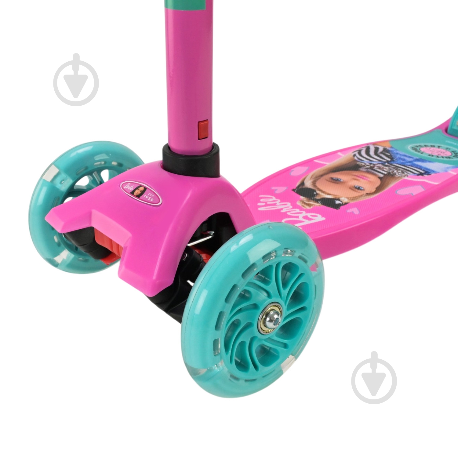 Самокат Barbie трехколесный ярко-розовый BH2616 - фото 8