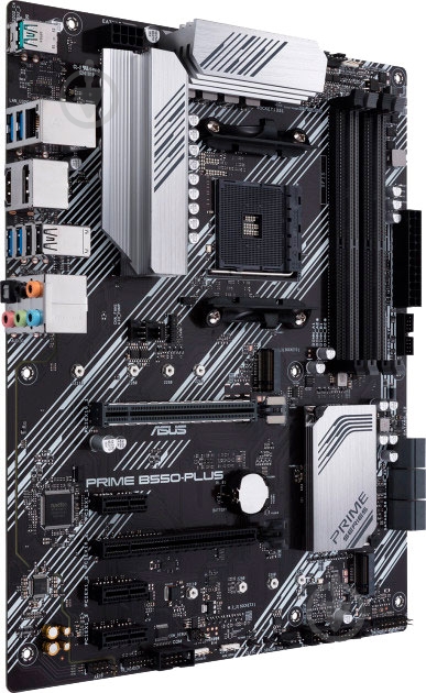 Материнська плата Asus PRIME B550-PLUS (Socket AM4, AMD B550, ATX) - фото 2 Материнська плата Asus PRIME B550-PLUS (Socket AM4, AMD B550, ATX) - фото 2