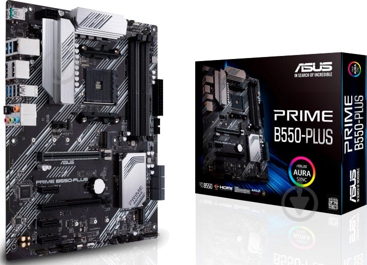 Материнська плата Asus PRIME B550-PLUS (Socket AM4, AMD B550, ATX) - фото 5 Материнська плата Asus PRIME B550-PLUS (Socket AM4, AMD B550, ATX) - фото 5