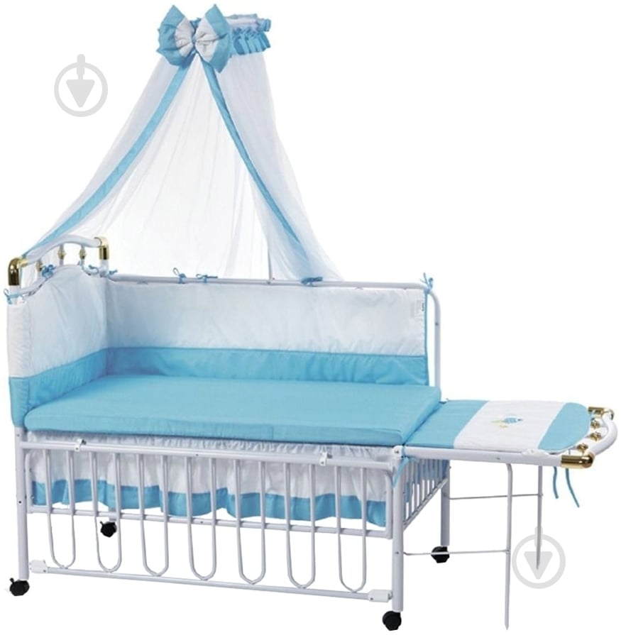 Кроватка детская Geoby TLY-612R-RBLU 8978 - фото 1