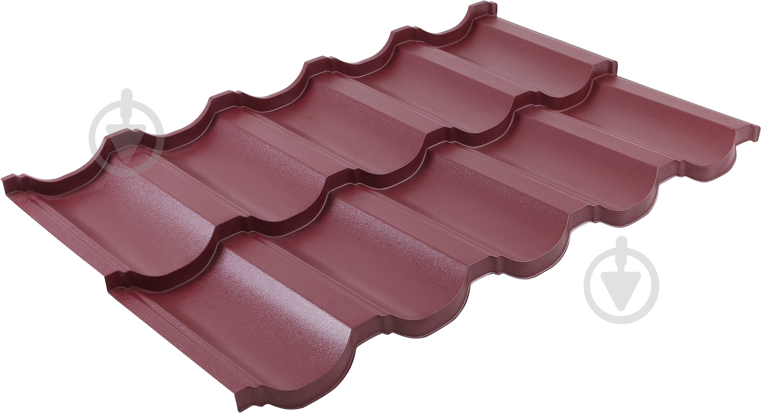 Металлочерепица Tile Модерн 1195х720 мм RAL 3005 бордова - фото 3