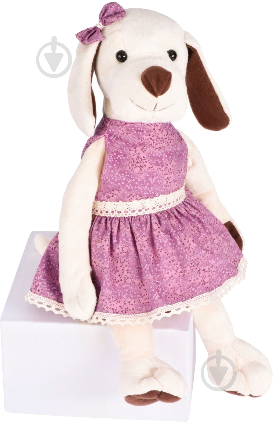 Мягкая игрушка Soft toy собачка 31 см разноцветный - фото 5