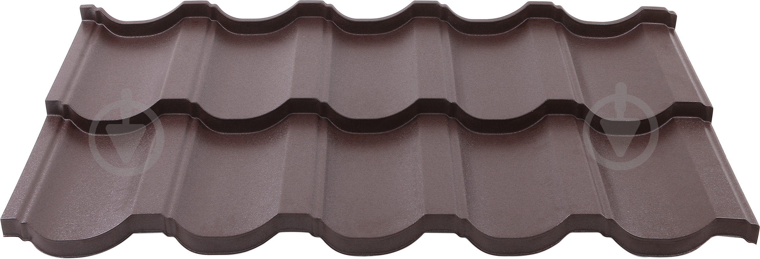 Металлочерепица Tile Модерн 1195х720 мм RAL 8017 коричнева - фото 2 Металлочерепица Tile Модерн 1195х720 мм RAL 8017 коричнева - фото 2