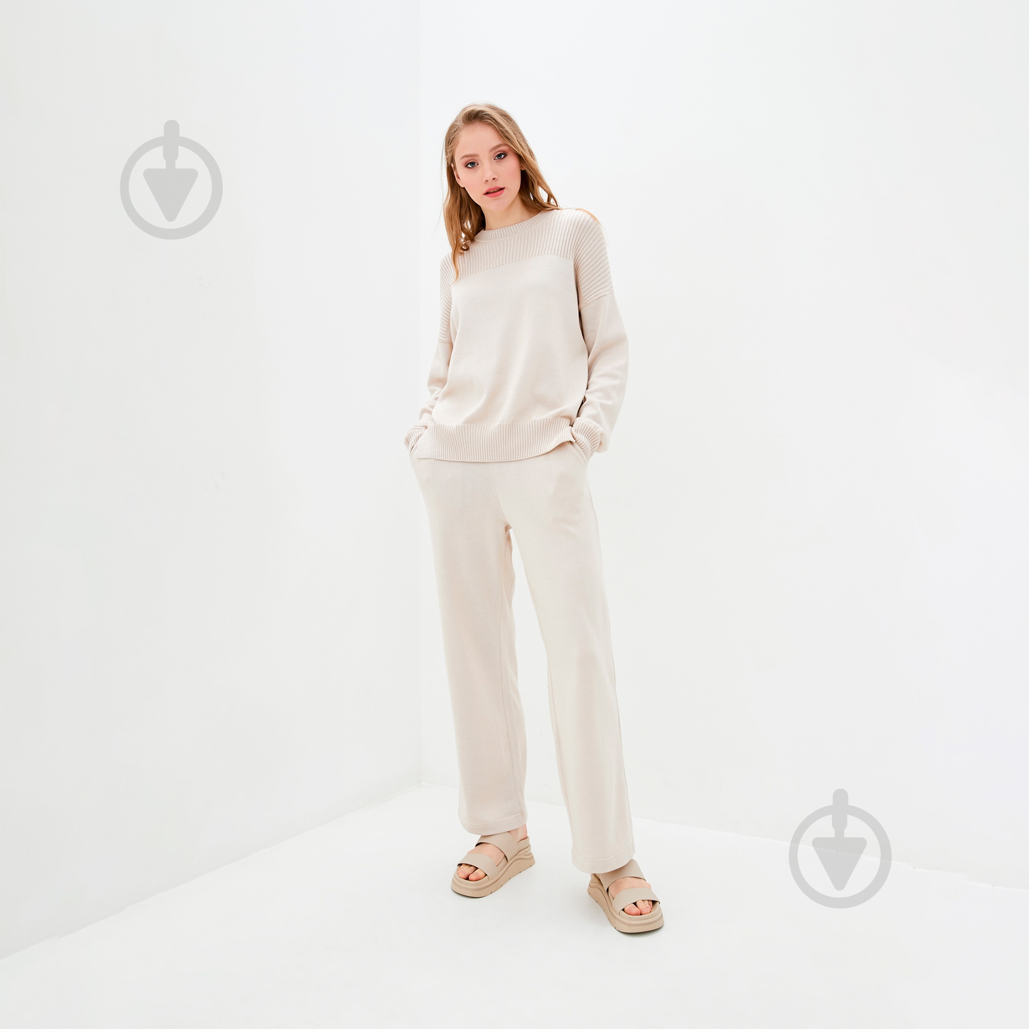 Брюки Katrin р. S/M бежевый - фото 2