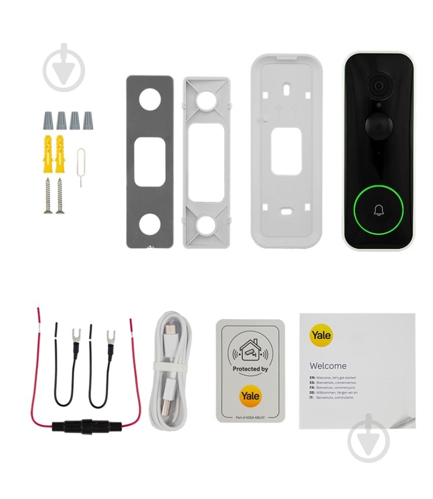 Видеоглазок YALE для двери умный с Wi-Fi (SV-VDB-1A-W) - фото 7 Видеоглазок YALE для двери умный с Wi-Fi (SV-VDB-1A-W) - фото 7