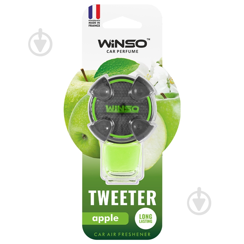 Ароматизатор на дефлектор WINSO Tweeter 8мл. Apple 530940 8 мл - фото 1